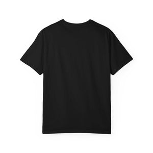Black "Allergic to People Please Maintain Distance" funny text T-shirt, soft cotton, relaxed fit, multiple sizes available