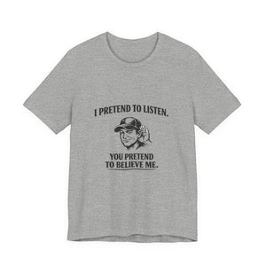 Old Man Snark grey cotton t-shirt with
