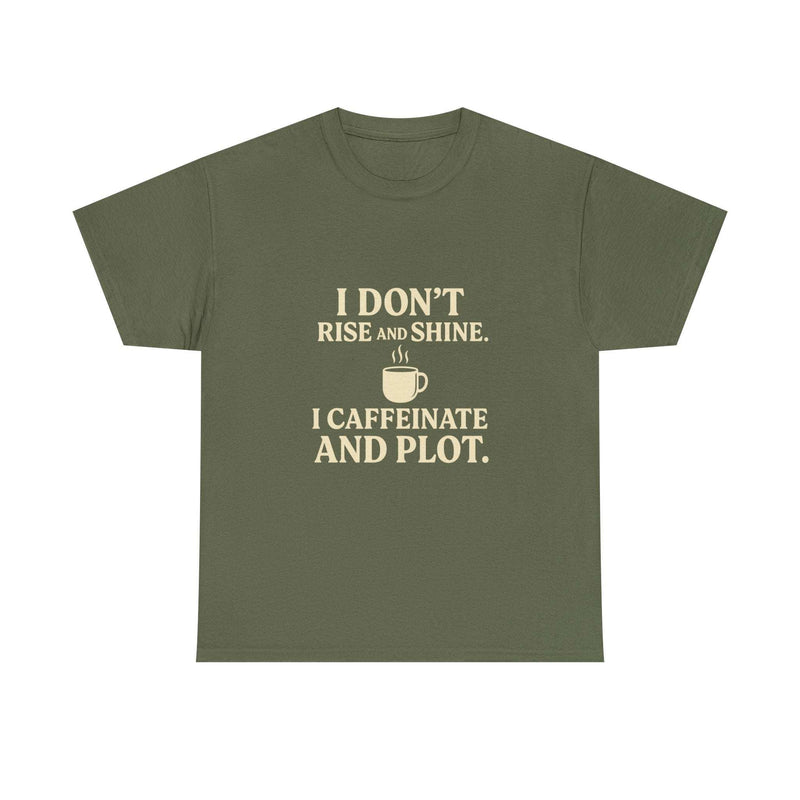 Looking for the perfect gift for the writer or coffee addict in your life? The Caffeinated and Plot tee is a witty, wearable reminder that brilliance starts with a brew. Ideal for birthdays,holidays,or just because-this shirt is a cosy nod to caffeine -powered creativity.