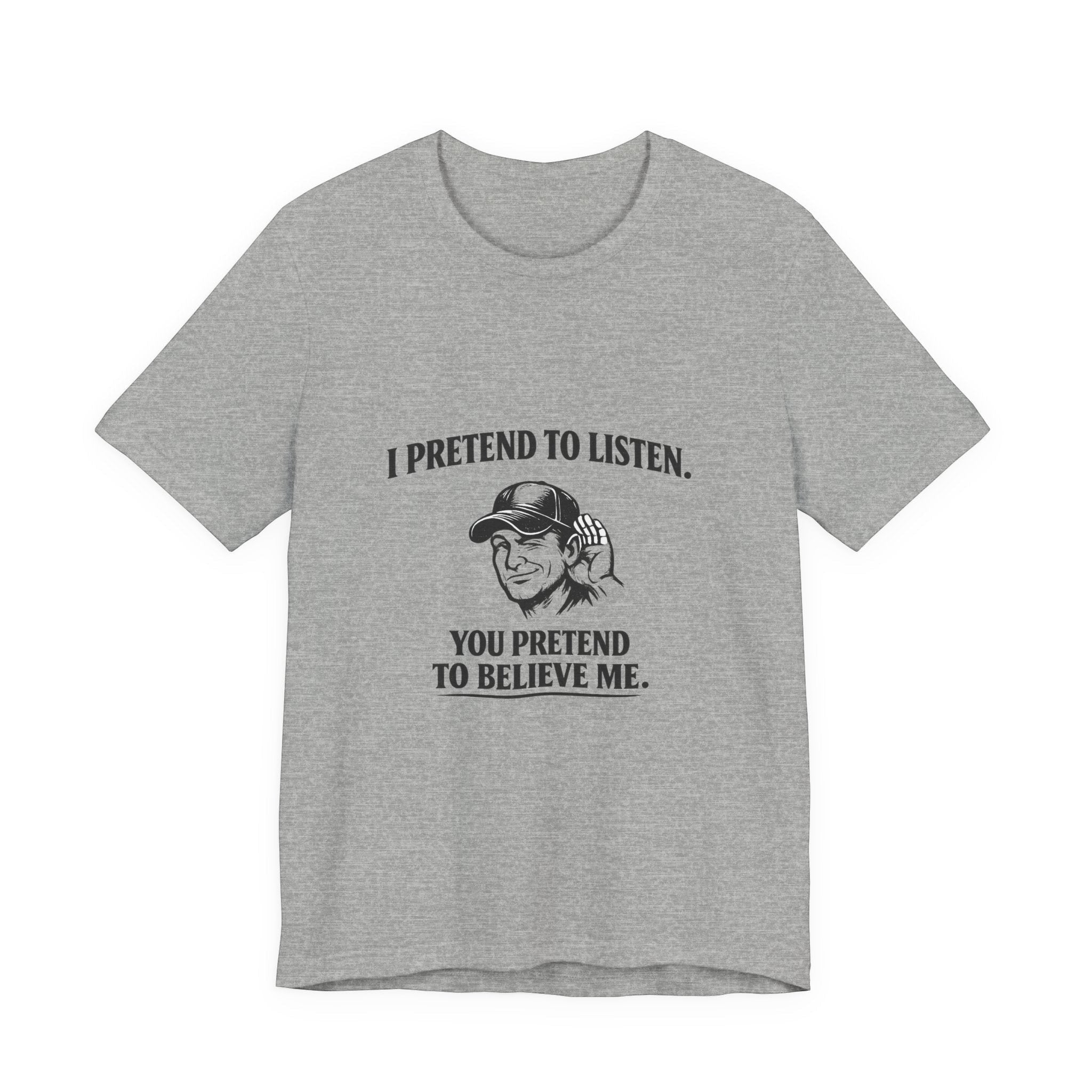 Old Man Snark grey cotton t-shirt with