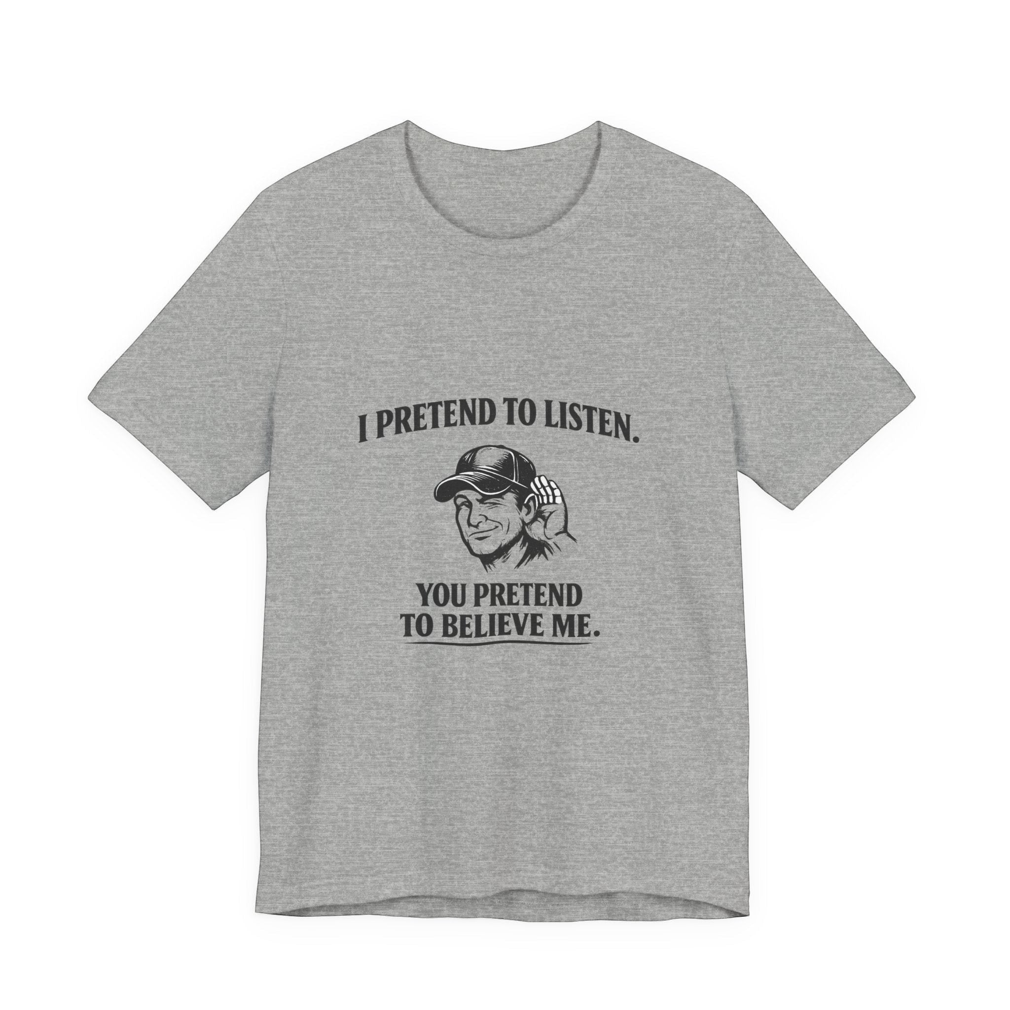 Old Man Snark grey cotton t-shirt with