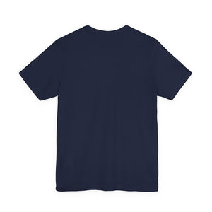 Old Man Snark navy blue 100% cotton t-shirt with vintage humor graphic on front.