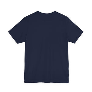 Old Man Snark navy blue 100% cotton t-shirt with vintage humor graphic on front.